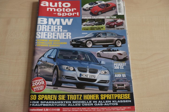 Deckblatt Auto Motor und Sport (16/2008)